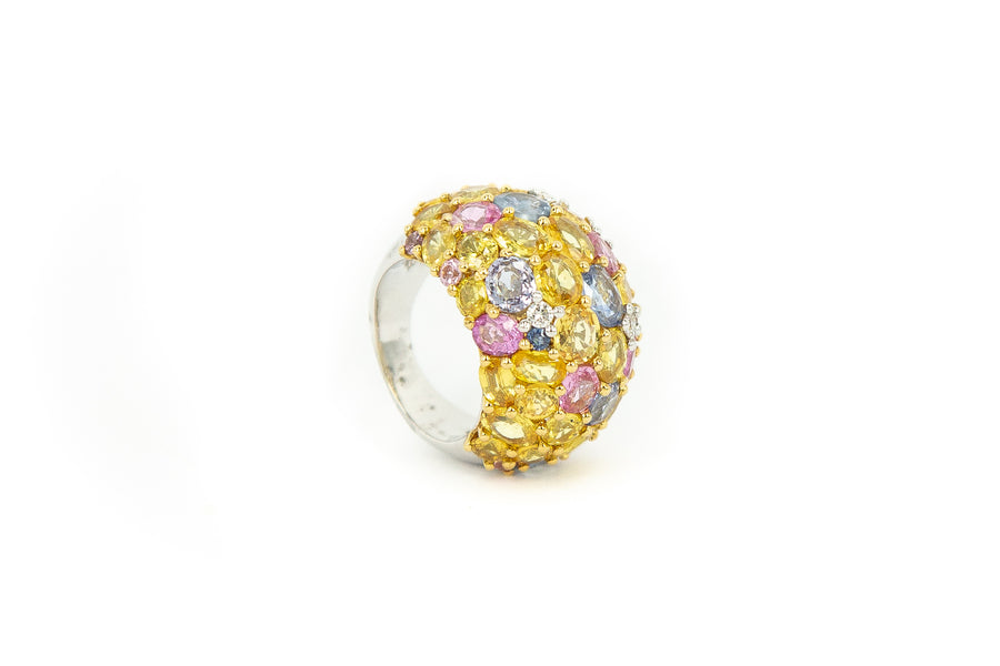 Bombe Colored Stone Ring