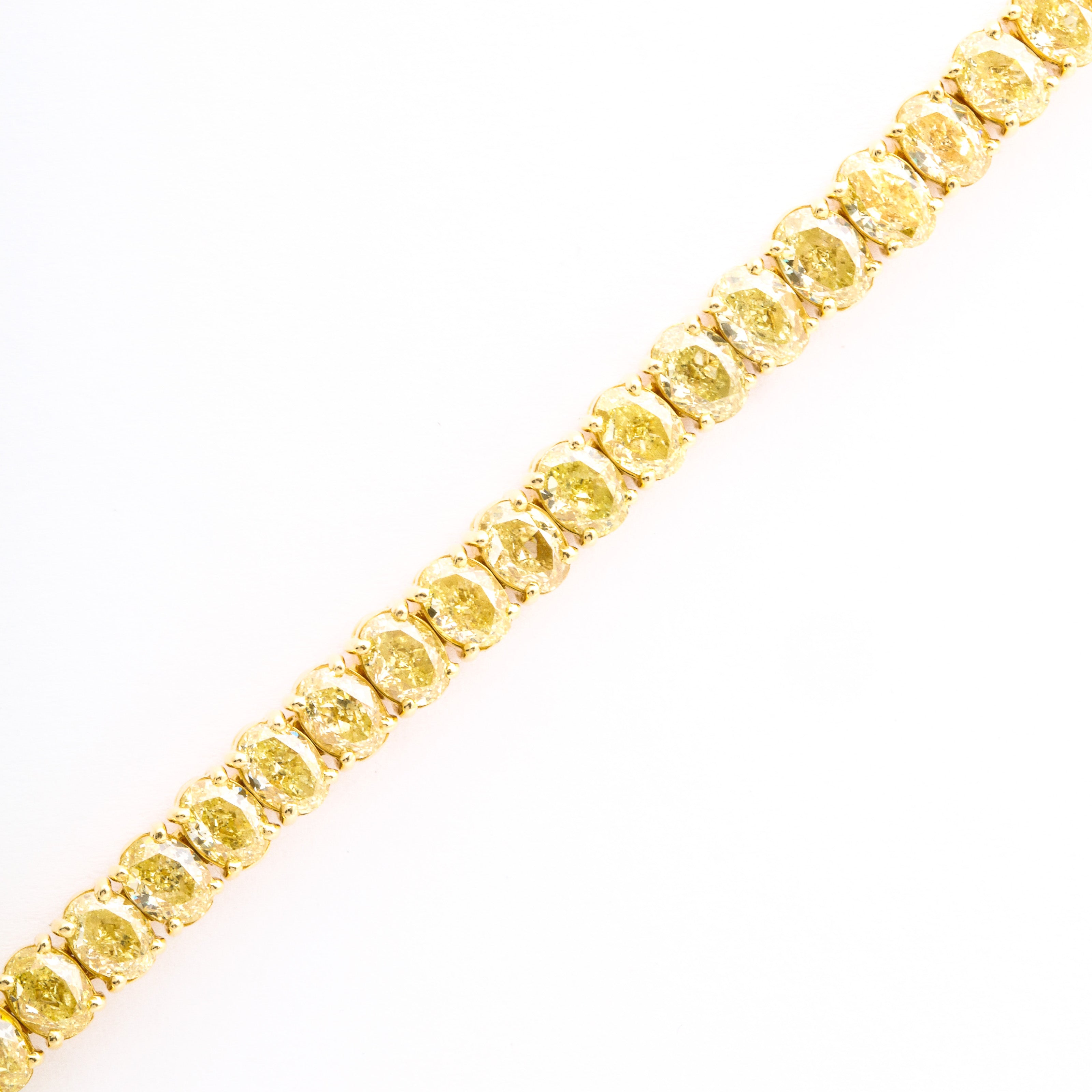 Bracelet Twistées Gold Diamants - Diamonds and yellow gold - Yvonne Léon