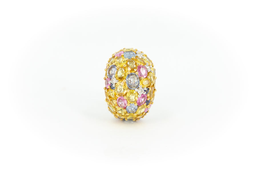 Bombe Colored Stone Ring