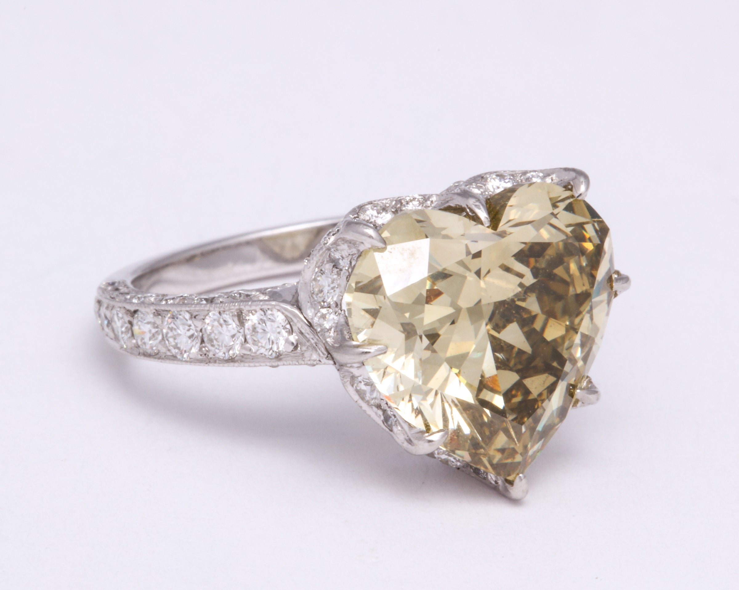 Heart Shaped Diamond Ring – Emanuel Sharp
