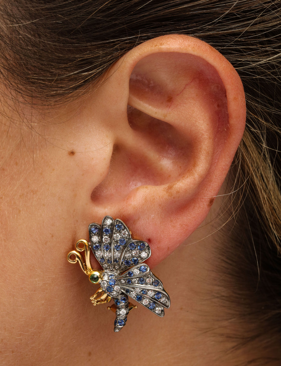 Butterfly Stone Earrings