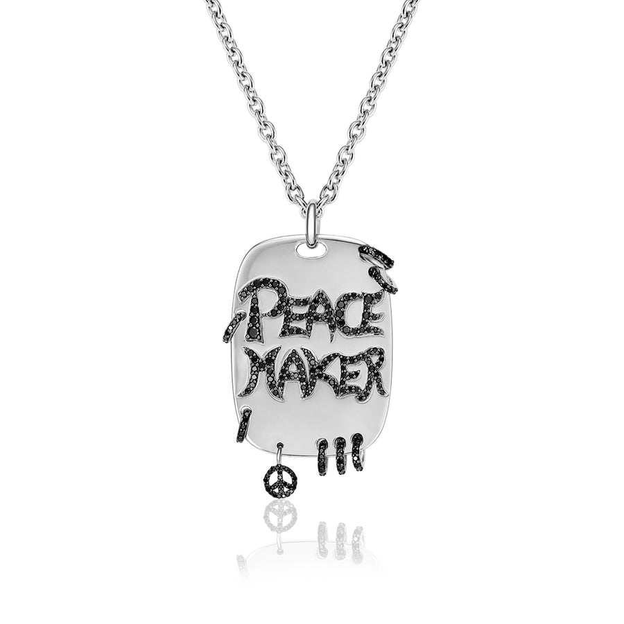 Charmed Peace Maker Diamond Necklace